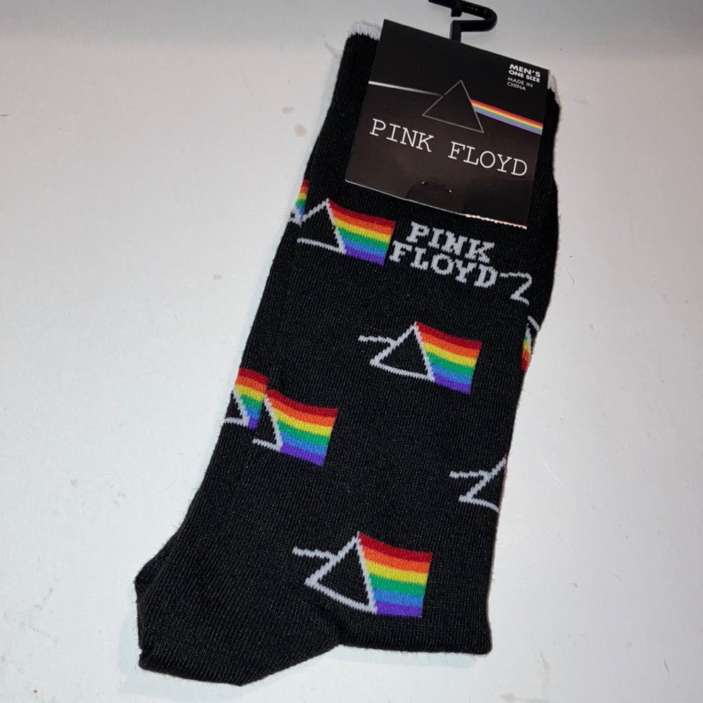Pink Floyd Black Casual Socks with‎ Iconic Design